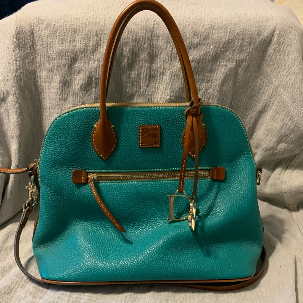 Brand New Dooney And Bourke Teal Tote